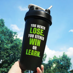 Portable Scale Shaker  Water Bottle  Movement Vortex Tornado 450ml  Shake Shaker Fitness Whirlwind Milkshake Kettle